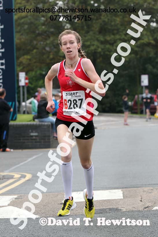 Womens under-17s Northern Road Relays, Warrington. Photo: David T. Hewitson/Sports for All Pics